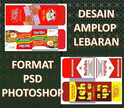 Download Desain Amplop Lebaran PSD