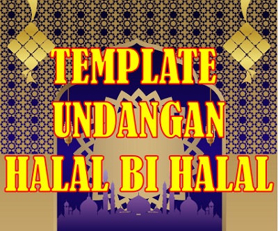template undangan halal bi halal