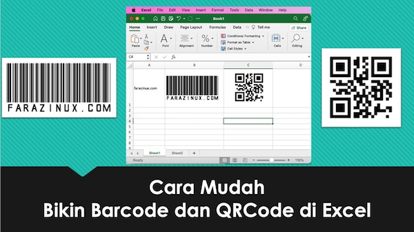 Membuat Barcode dan QRCode di Ms. Excel
