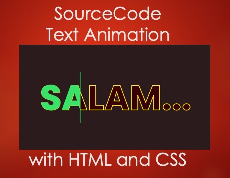 SourceCode Text Animation dengan HTML dan CSS