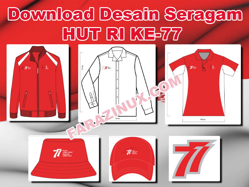 Download Desain Seragam HUT RI Ke-77
