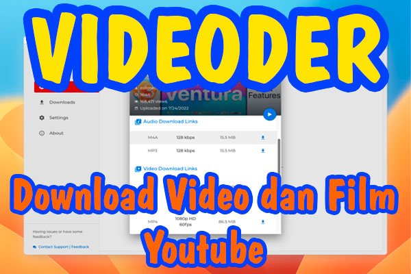 Download Video dan Film Youtube dengan Videoder di MacOS