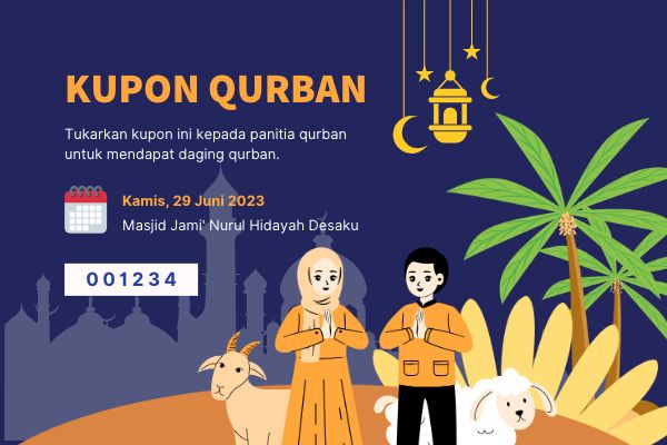 Download Desain Kupon Kurban