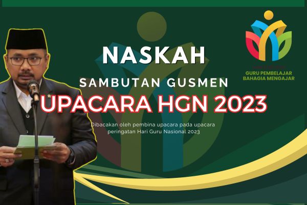 Sambutan Upacara HGN 2023 | Menteri Agama