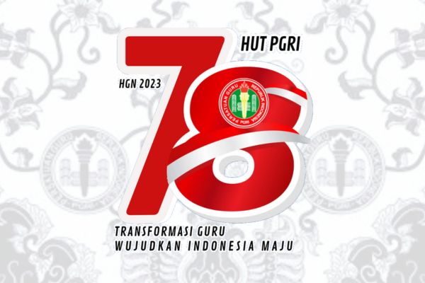 Logo HUT PGRI Ke 78 Tahun 2023