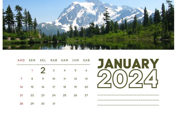 Tanggal 2 Januari 2024 apakah libur atau cuti bersama