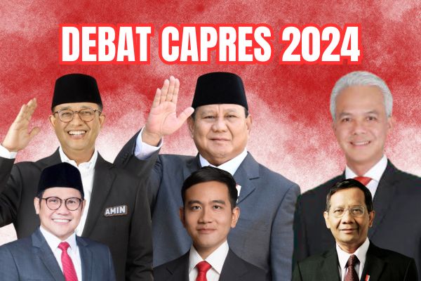 Jadwal Debat Capres 2024 Terupdate | Lengkap dengan Materi