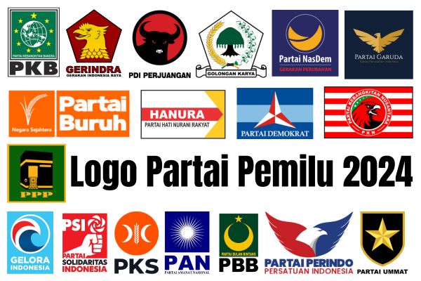 Logo Partai Peserta Pemilu 2024 | Download PNG & CDR