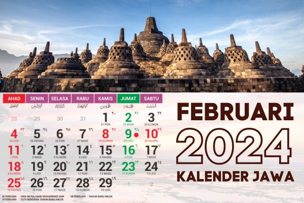 Kalender Jawa 2024 Lengkap Pasaran Weton Dan Neptu