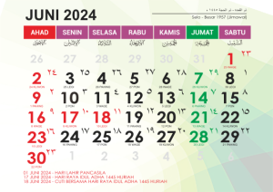 Kalender Juni 2024