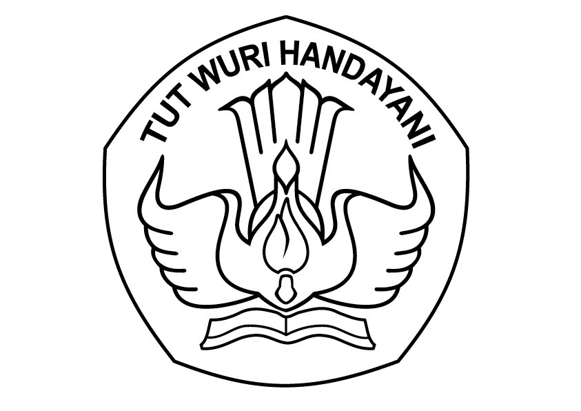 logo tut wuri handayani kemdikbud hitam putih