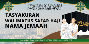 Banner Tasyakuran Haji