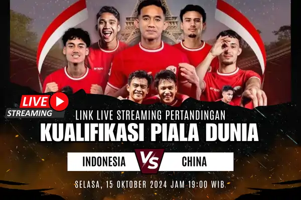 Link Live Streaming Indonesia vs China