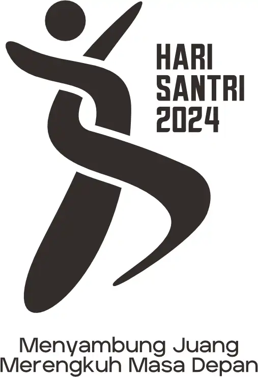 logo HSN 2024 versi satu warna hitam