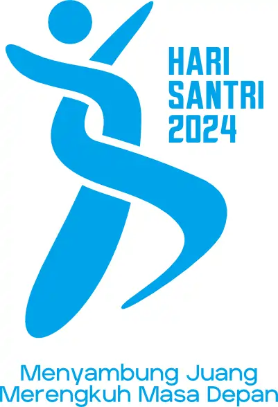 logo HSN 2024 versi satu warna biru toska