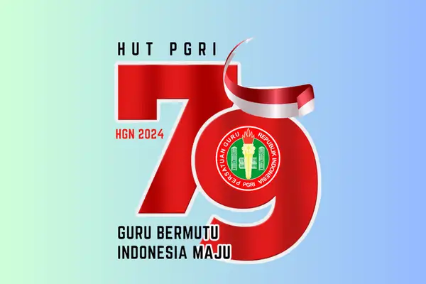 HUT PGRI dan HGN 2024 | Download Logo PDF, JPEG, dan PNG