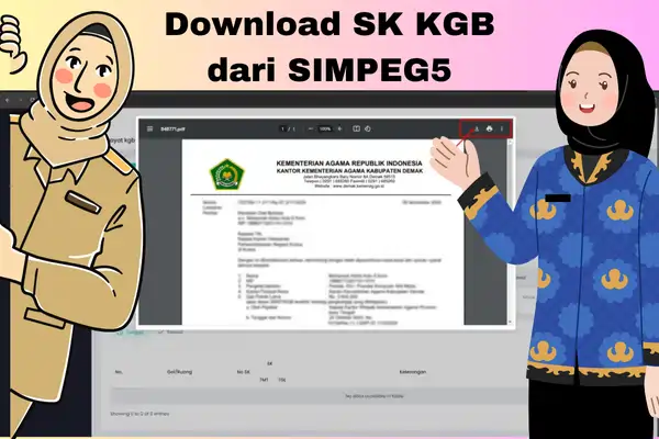 Cara Download SK KGB | ASN Kementerian Agama