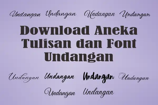 Anake tulisan undangan