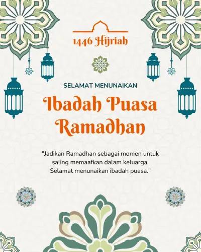 poster dan video selamat berpuasa ramadhan