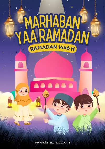 Poster Ramadhan anak SD dan anak TK