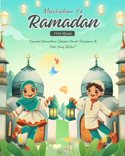 Poster ramadhan instagram anak