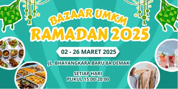 spanduk bazar umkm ramadhan 2025